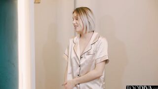 Busniessman wakes up to cleaner fuck