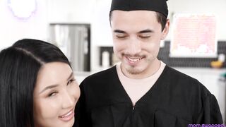 Hot Stepmom Celebrate Stepson Graduation