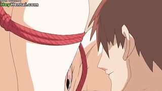 Beautiful petite babe getting fucked hard