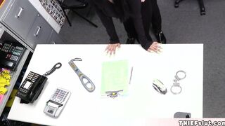 Cute Vikki Valentine caught stealing