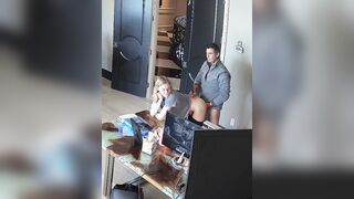 كميرات المراقبة تكشف خيانة زوجة مع عمها