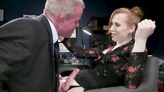 TS Secretary Dominates Her Boss