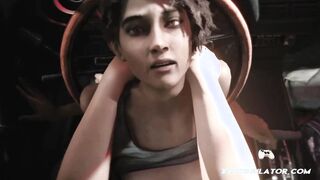 ▱ Small Tits Skinny Babe Rough Car Domination ▰