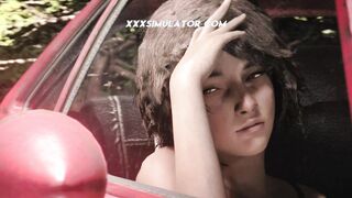 ▱ Small Tits Skinny Babe Rough Car Domination ▰