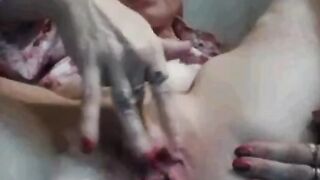 German Amateur Rubs Her Pussy On Webcam