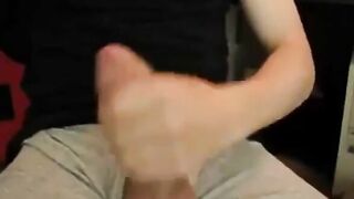 Big Cock, Huge Load! Amateur Handjob by a Man with a Big Dick!
