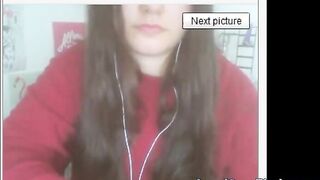 Polish Girl with Big Nipples in BDSM Webcam Show