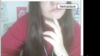 Polish Girl with Big Nipples in BDSM Webcam Show