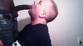 Interracial Blowjob Leads to a Facial for This Amateur Man