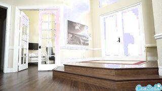 Camsoda-Stepmom giving footjob and riding