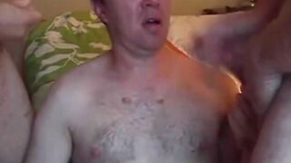 Three Daddies, One Motel Room: Amateur Group Sex
