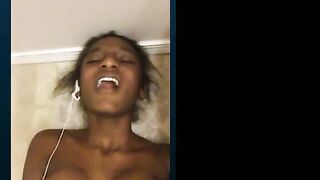 Hot Ebony with Big Tits on Webcam Part 3