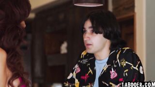 Elias can't resist his stepmoms wet twat