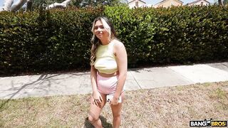 Kaia Is All Smiles All Tits