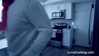Velma's big tit bouncing riding big cock