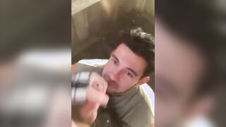 Cute Latin Hunk Sucks Big Cock and Eats Cum