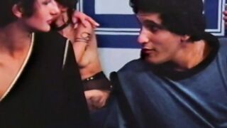 Random Guy porn video – Vintage pornstar Lysa Thatcher gives blowjob in foursome