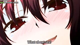 Attractive college babe with big boobs gets cumshot