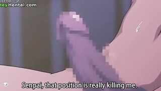 Attractive college babe with big boobs gets cumshot