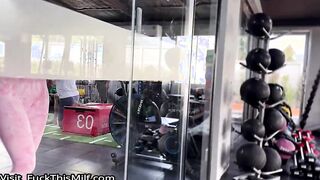 Fitness Girl Went To Workout With Anal Plug In Her Ass And Then Was Fucked, Sweetie F
