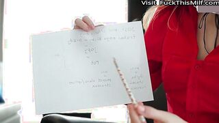 I Don't Want To Study! Im A Student And I Want To Fuck Young Foreign Language Teacher