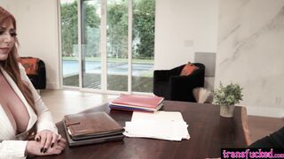 Lauren Phillips getting fucked by tranny