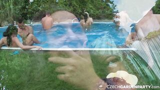 CZECH GARDEN PARTY – Super Grouped Fuck by The Pool