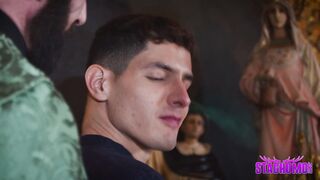 Father Forgive Me! Unholy Priest fucks twink!