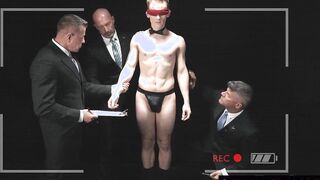 Old men take twink for a test drive!