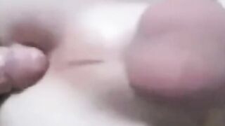 Smooth Bareback with Big-Cocked Amateur Hunk
