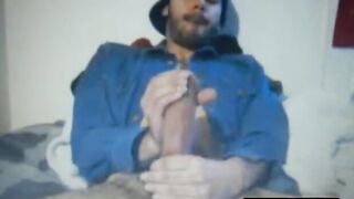 Huge Dick Latin Guy's Hot Cum Load