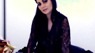 Big-Titted Beauty Rides Her Dildo