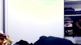 Big-Titted Beauty Rides Her Dildo