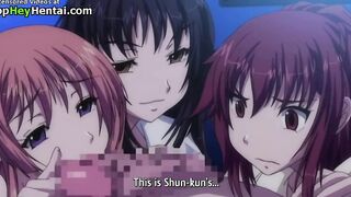 Amazing group sex with hot busty teens