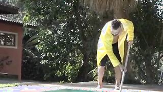 Morena gostosa do rabão fudendo com o dotado