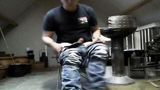 Big-Cock Farmer Daddy Jerks Off