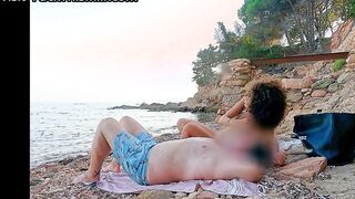BEACH FUCK INFIDELITY WEEKEND： I fuck the slut wife on the beach
