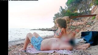BEACH FUCK INFIDELITY WEEKEND： I fuck the slut wife on the beach