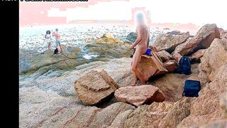 BEACH FUCK INFIDELITY WEEKEND： I fuck the slut wife on the beach