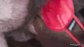 my deepthroat slave Destiny swims in my cum