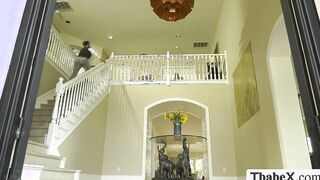 Rich man Alpha Wolfe bareback fucks TS girlfriend