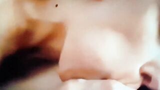 Italian MILF Gives a Slow, Sensual Blowjob for a Mouthful of Cum
