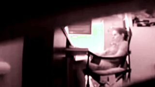 stepdaughter masturbates in my office
