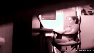 stepdaughter masturbates in my office