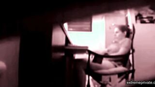 stepdaughter masturbates in my office