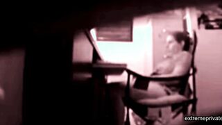 stepdaughter masturbates in my office