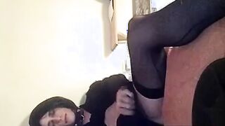 Crossdresser Emo Masturbation