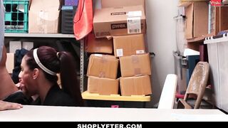 Shoplyfter - Cougar and daughter Caught and Fuck For Stealing