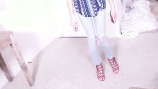 Dadcrush - Hot 19 Year Older Strip-teases for Step-dad