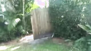 Charity Bangs Offer Travis A Slow Public Hand Job - Charity Bangs Give Travis A Slow Outdoors Hand Job